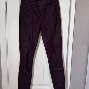 Joe’s Burgundy Coated Jean